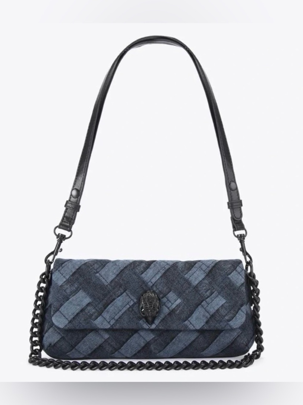 Kurt Geiger London, The Kensington Quilted Denim Bag